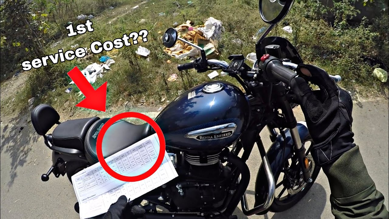 Сколько я заплатил за первое техническое обслуживание мотоцикла Royal Enfield Meteor 350? Раскрыт...