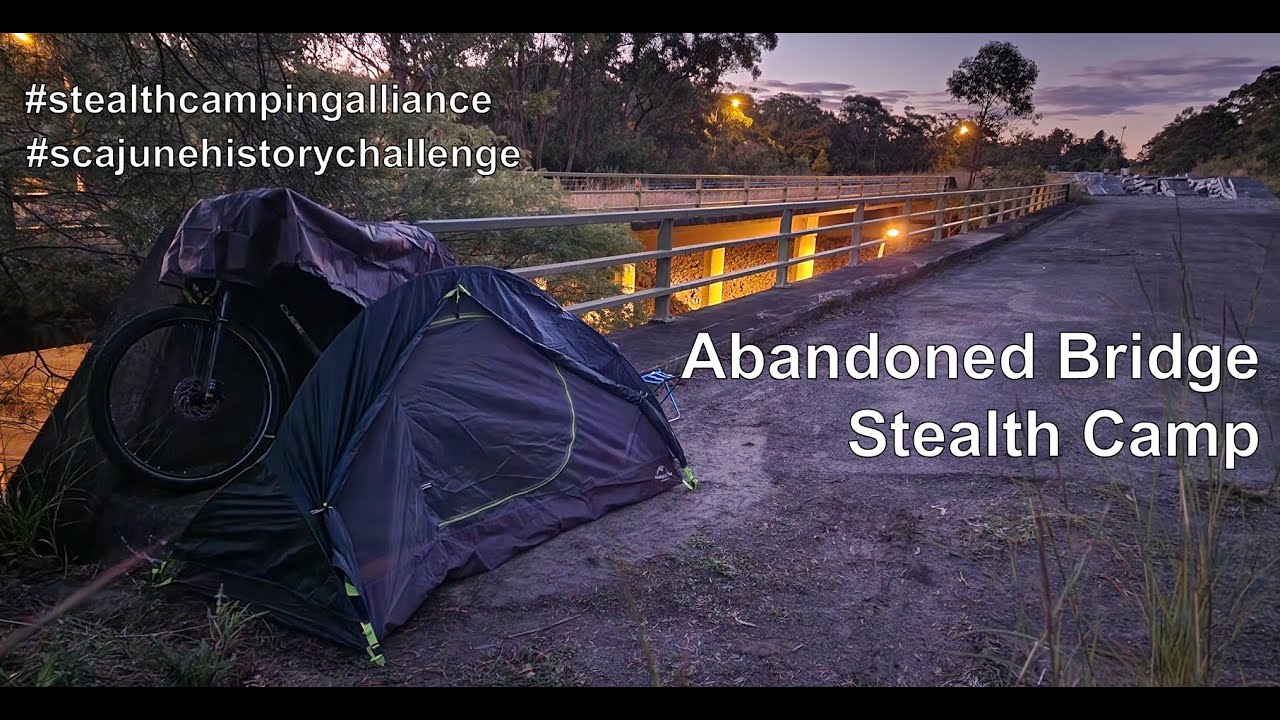 Stealth Camping an Abandoned Motorway Interchange Bridge - SCA History Challenge