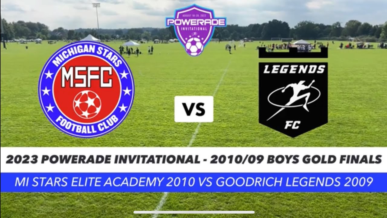 MI Stars Elite Academy 2010 vs Goodrich Legends 2009 -Powerade Invitational Boys 2010/09 Gold FINALS