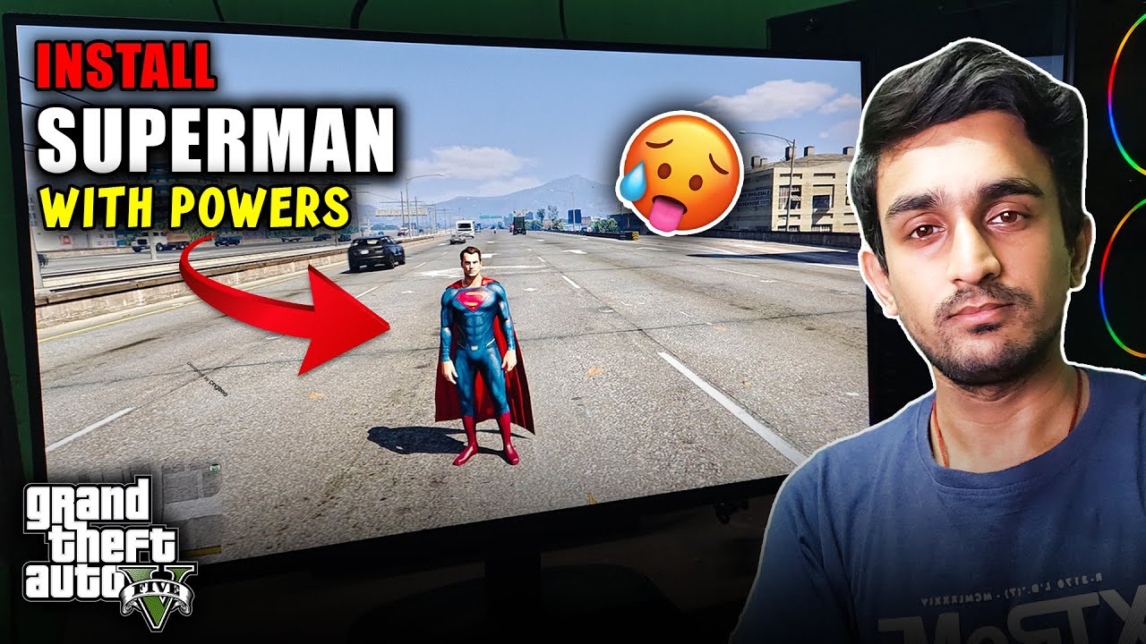 How To Add Superman Mod With Powers In GTA 5 | How To Mod GTA 5 | GTA Offline Mods