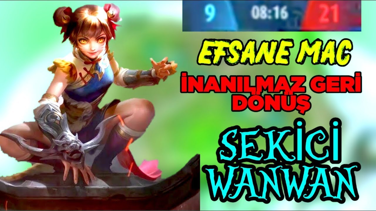RAKIPİLERİ SEKE SEKE YOK EDİYORUZ WANWAN EFSANE GERİ DÖNÜŞ MOBİLE LEGENDS