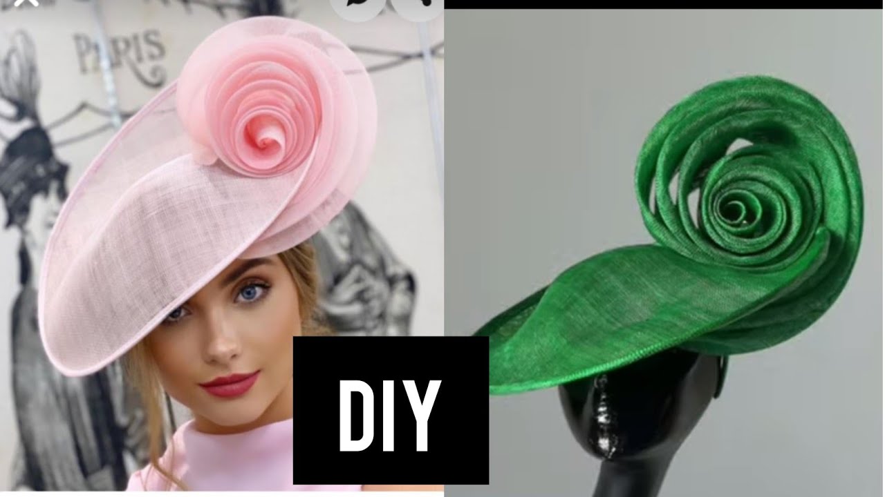How to make this unique crinoline Fascinator /DIY