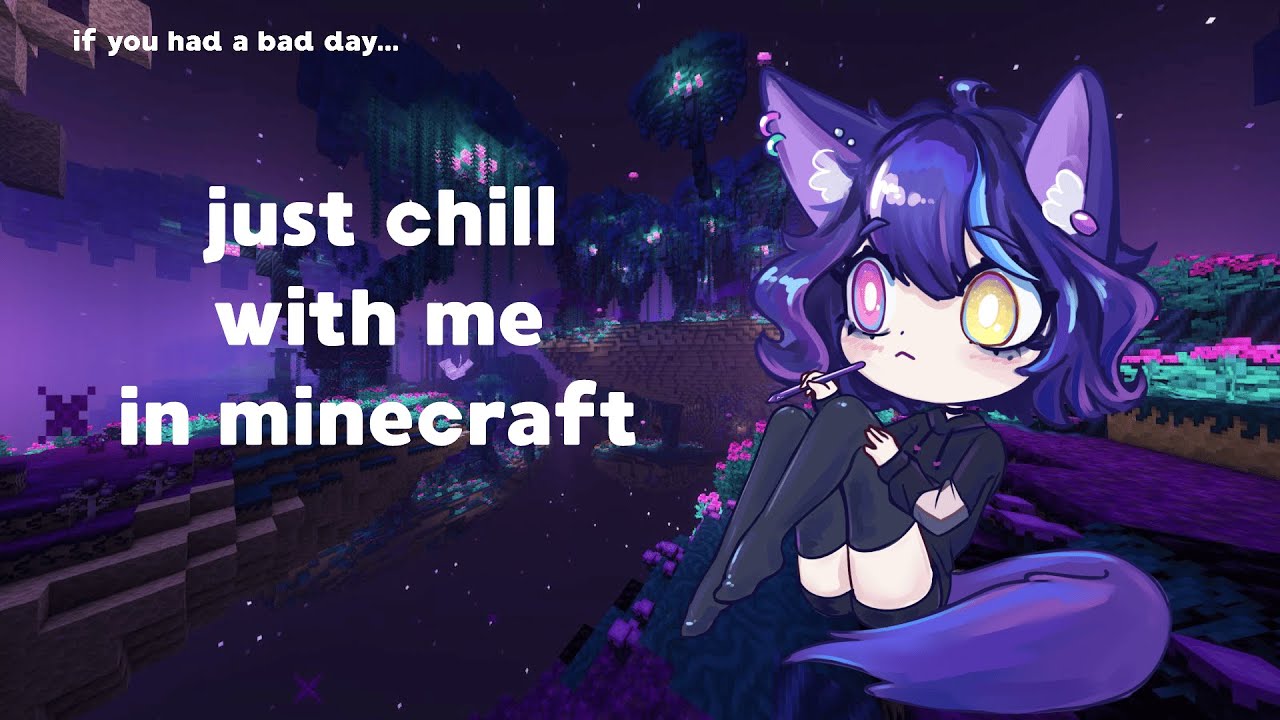 👾HAPPY NEW YEAR | chilling in minecraft👾 bad english ✦ newbie vtuber