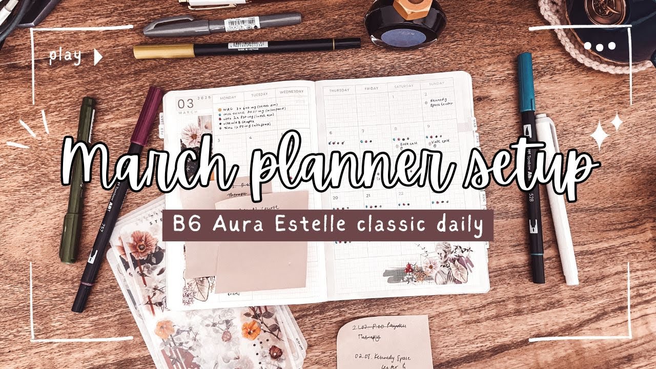 March catchall monthly setup ✨