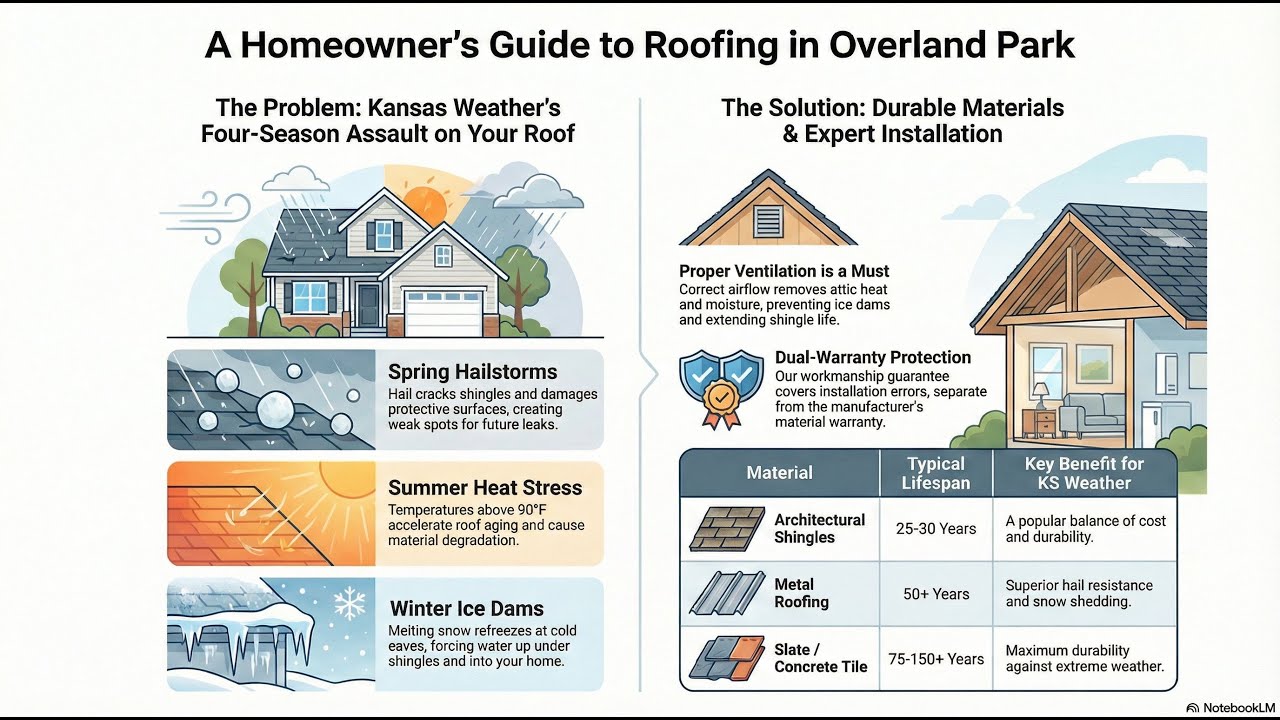 Roof Installation Near Overland Park KS | Professional Roofing Services by American Roofing Experts