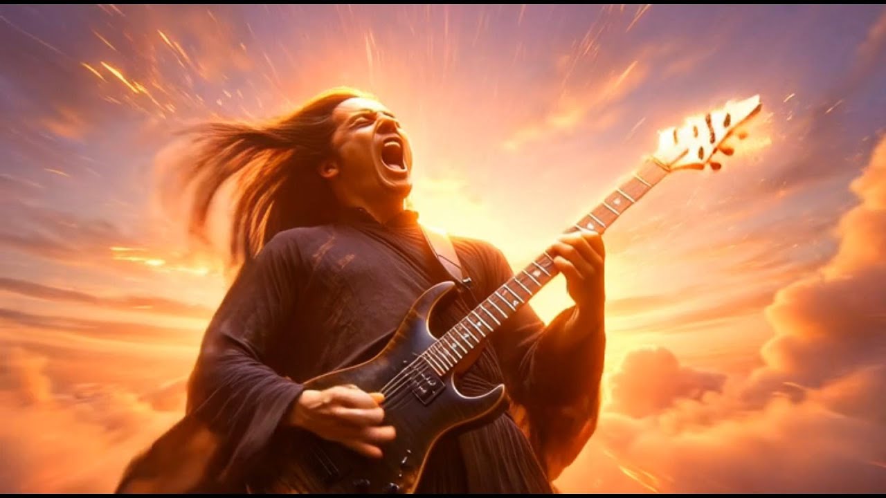 80, 90,s Rock Guitar Ballads - Long Distance Driving Focus and productivity Music