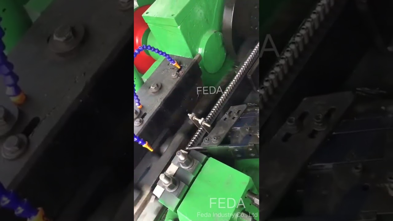 FD-208F thread rolling machine for making external thread on rods #scheringbottlefillingmachine