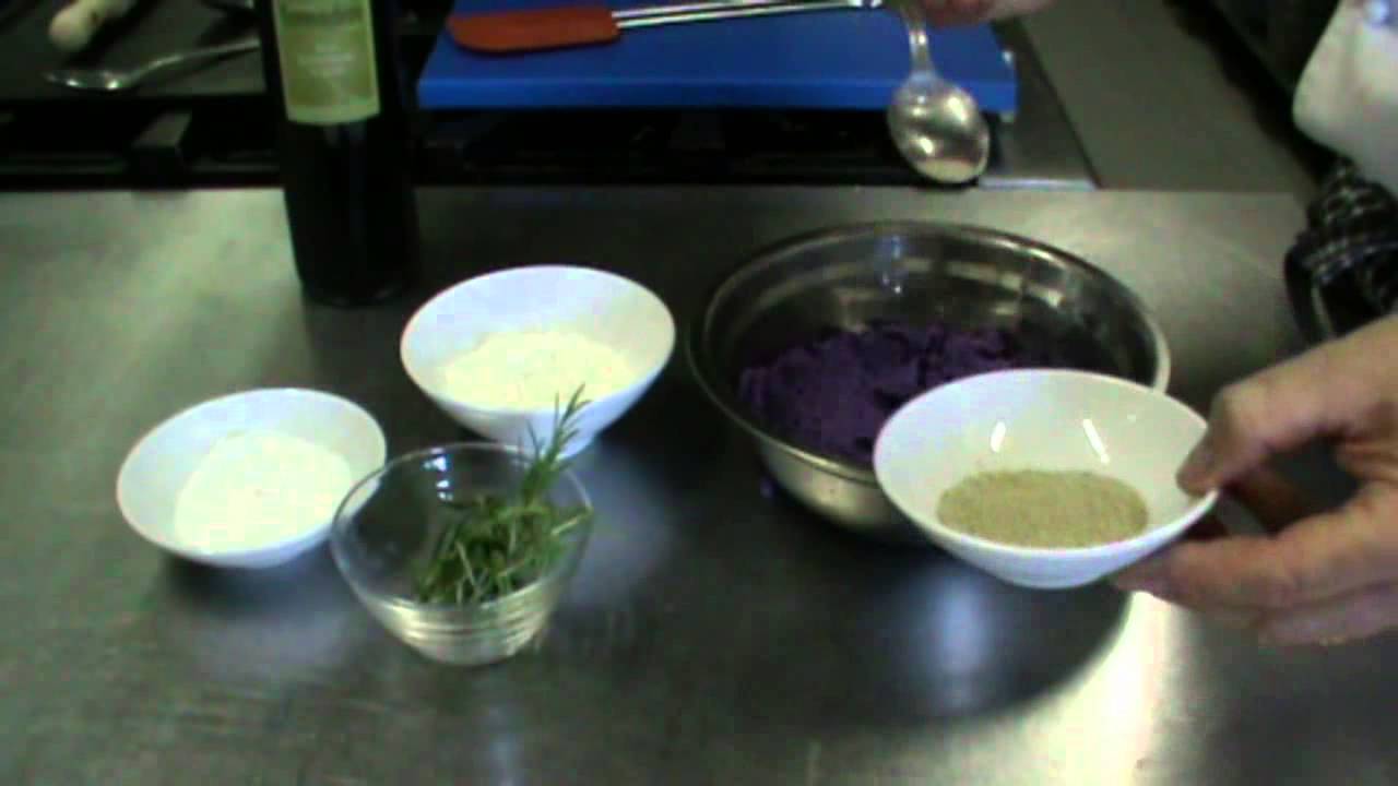 Tuiles di patate viola Lady Viola