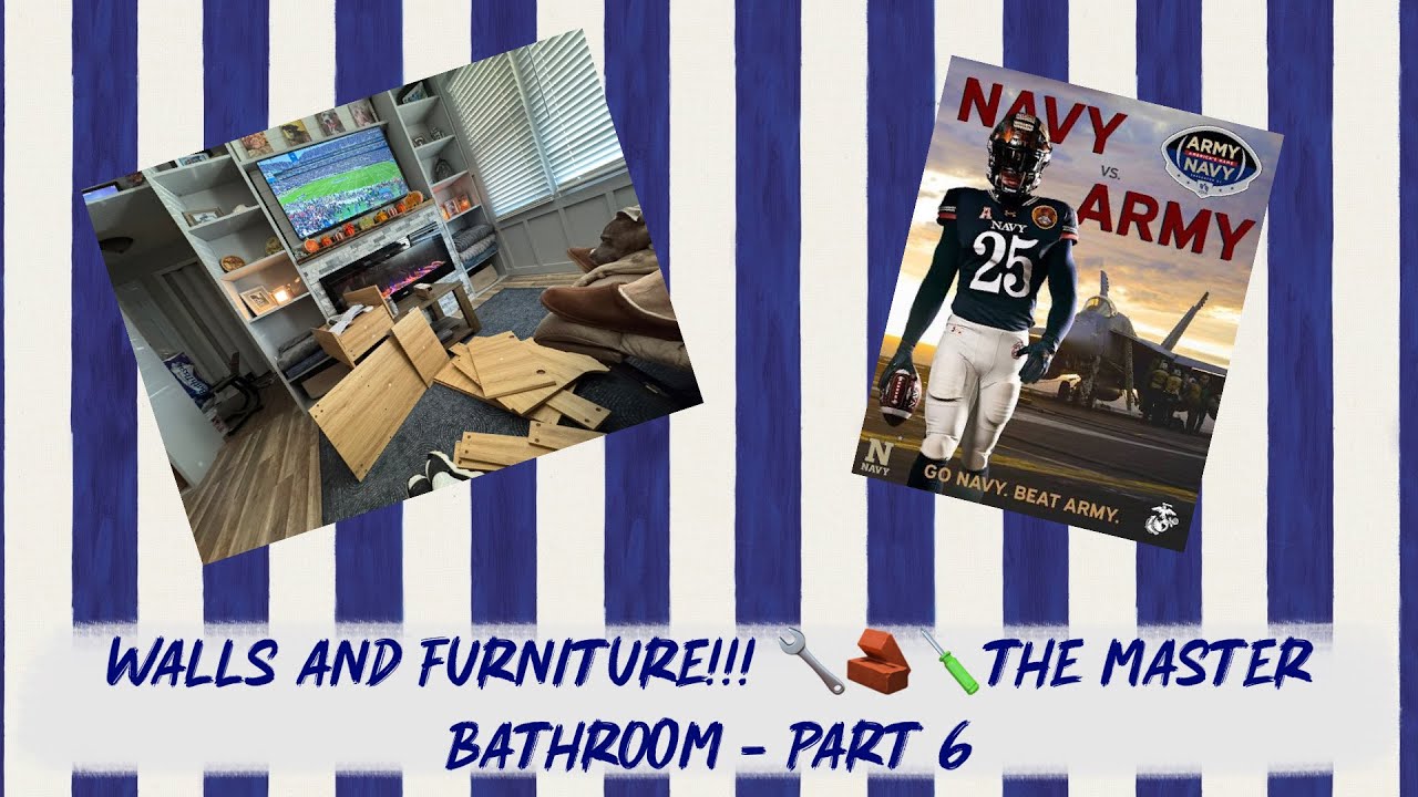 Walls and Furniture!!! The Master Bathroom - Part 6