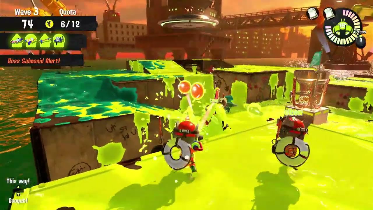 Splatoon 3 - Salmon Run Gameplay (No Commentary)