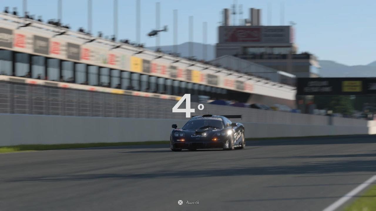 Gran Turismo 7 mclaren f1 gtr gr3 Barcellona difficile