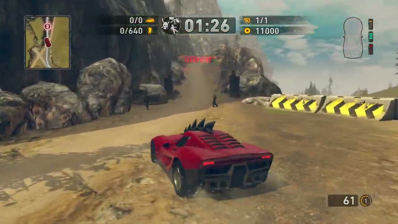CARMAGEDDON MAX DAMAGE (THE ROCKIES - PACIFIST CHALLENGE 2:30)