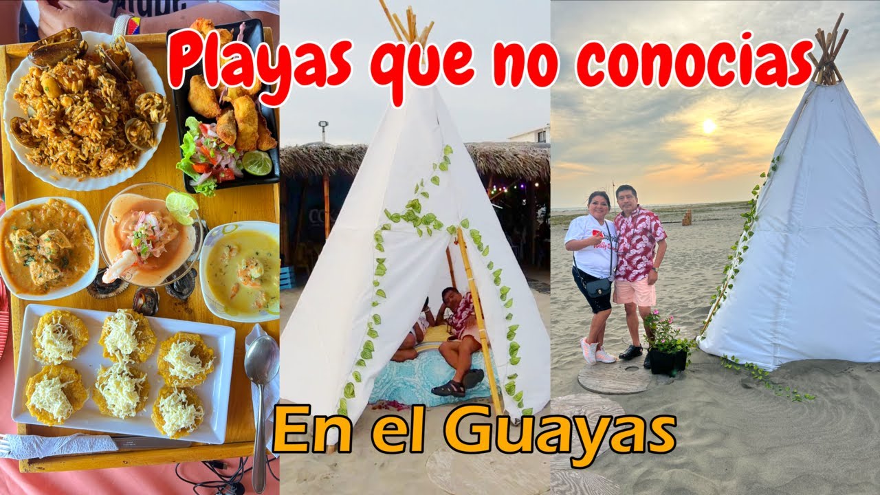 Playas Que No Conocías en la Provincia del GUAYAS ECUADOR