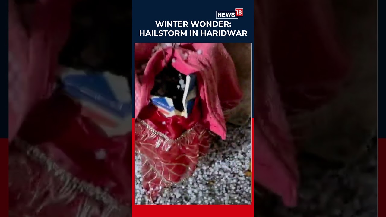 Winter Hits Hard in North India! Haridwar Sees Intense Hailstorm as Cold Wave Peaks | N18S