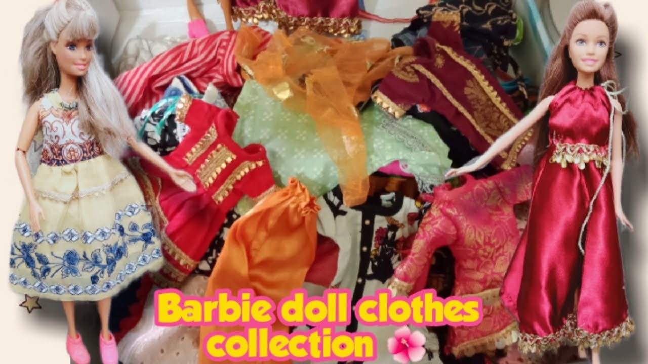 Showing All Barbie doll clothes|| Doll dress collection || A-Doll designer ❤️❤️❤️