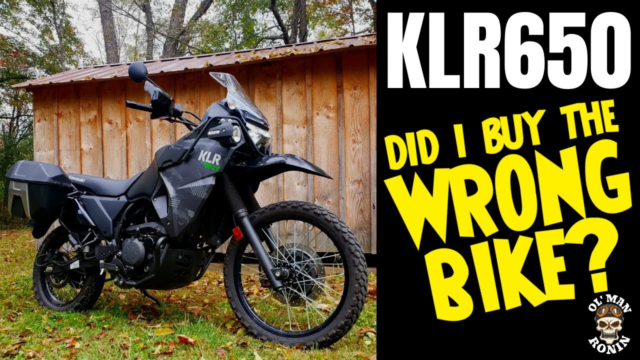 KLR 650 Did I Buy the Wrong Bike? | Kawasaki KLR 650 1st Ride 