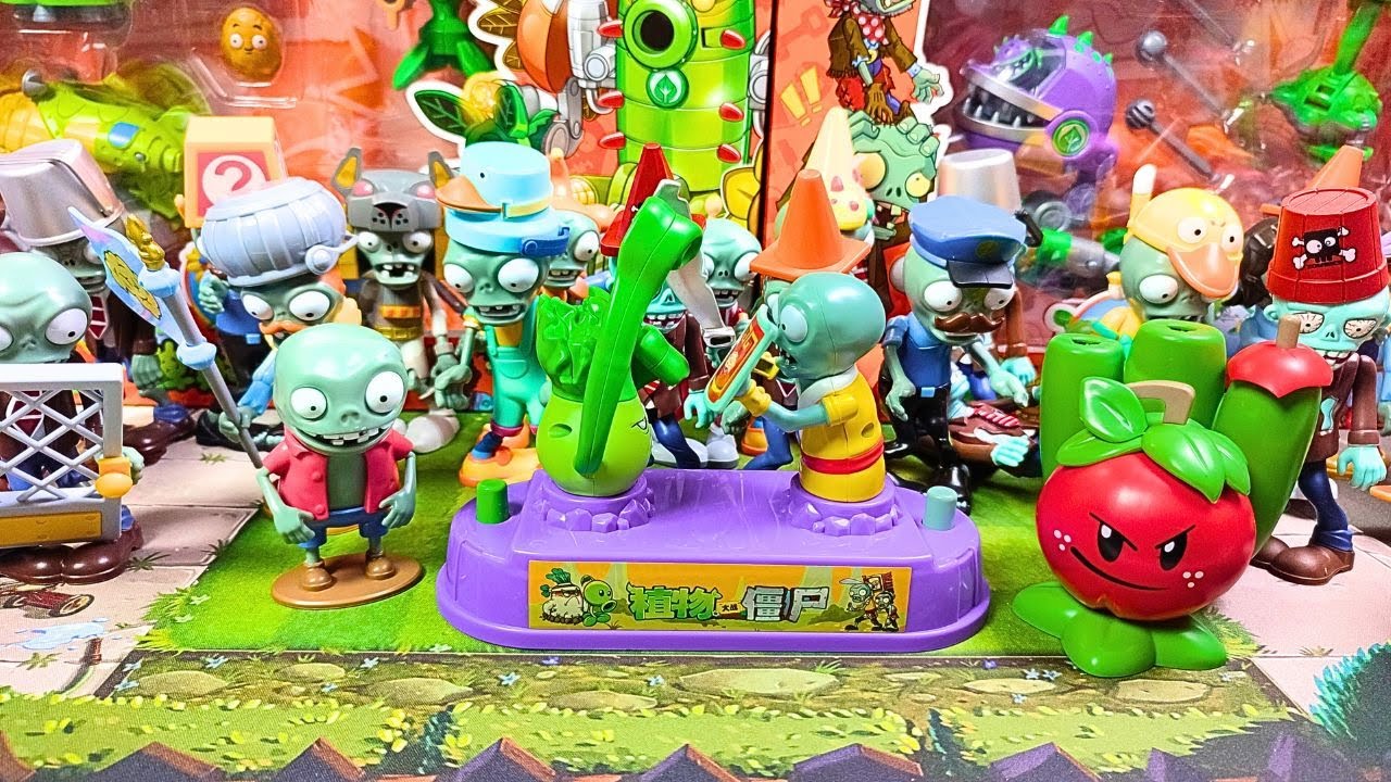 PLANTS VS ZOMBIES Toys ASMR | How to Play The Zombies | Satisfying Toys Review ASMR