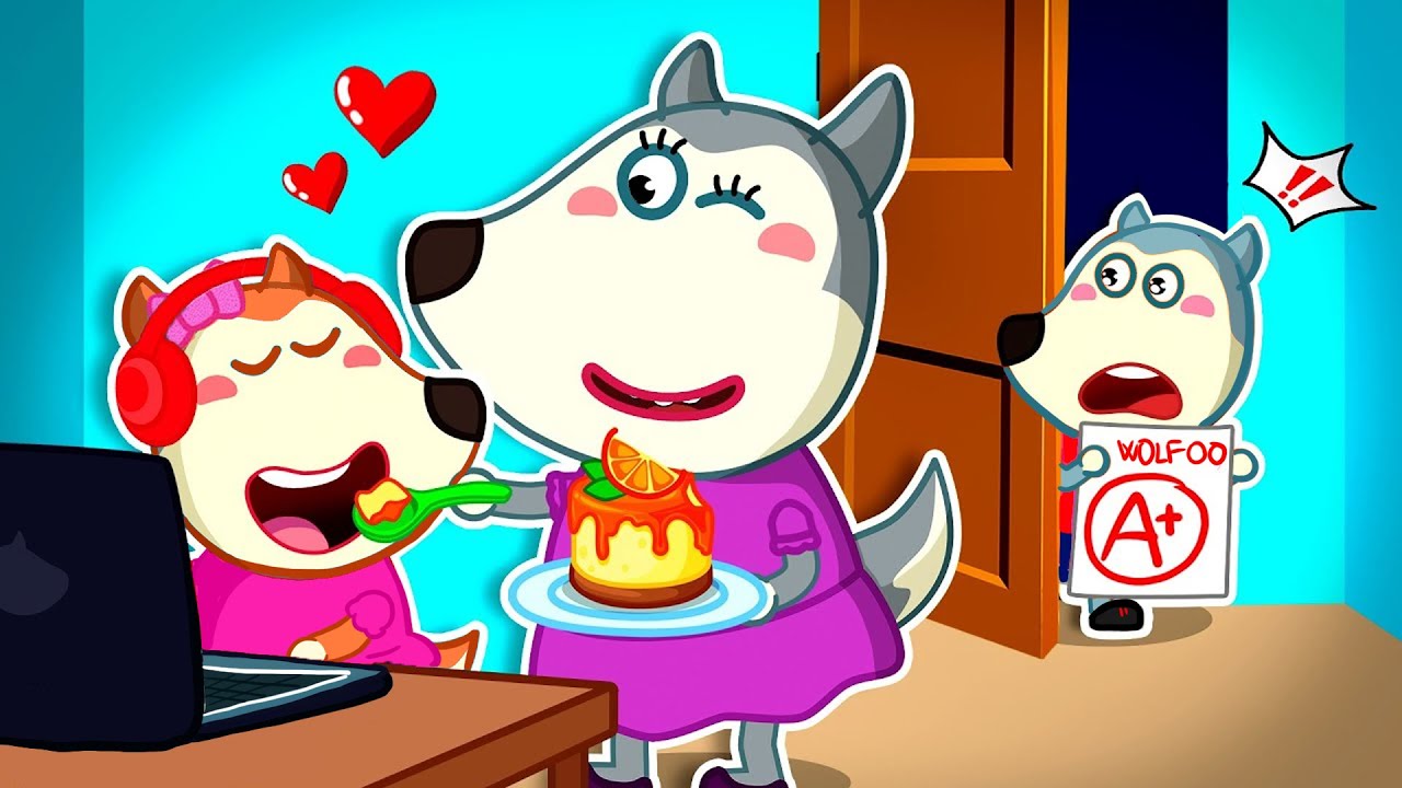 Wolfoo Obtient Un A Et Espère Être Félicité, Mais Sa Maman Ne Voit Que Lucy 🥺💔 | Happy Wolfoo