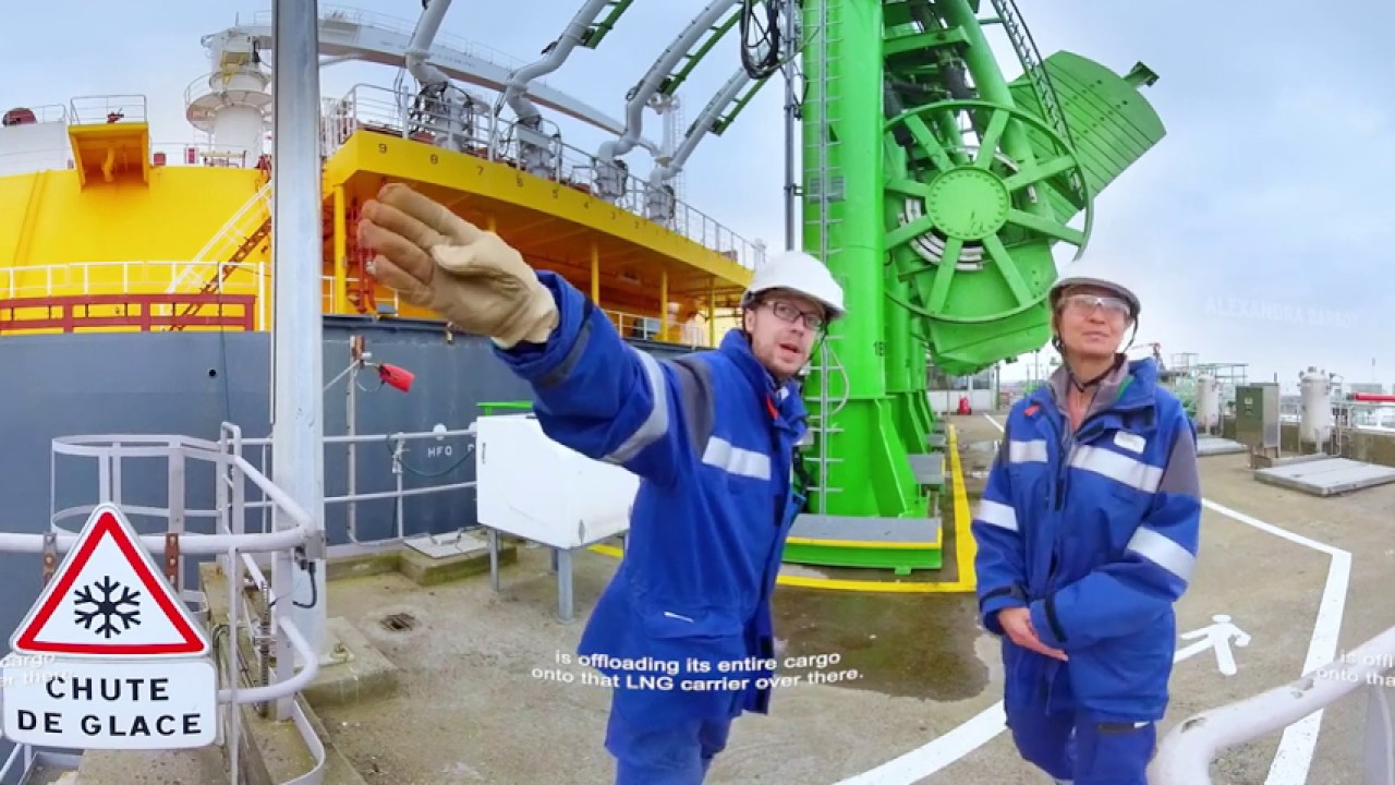 Visit the Montoir-de-Bretagne LNG terminal with virtual reality