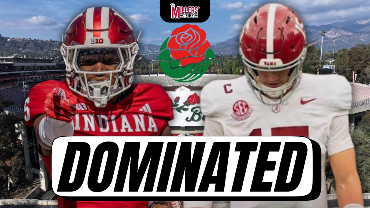 Alabama DOMINATED By Indiana in the Rose Bowl... Post Game Analysis