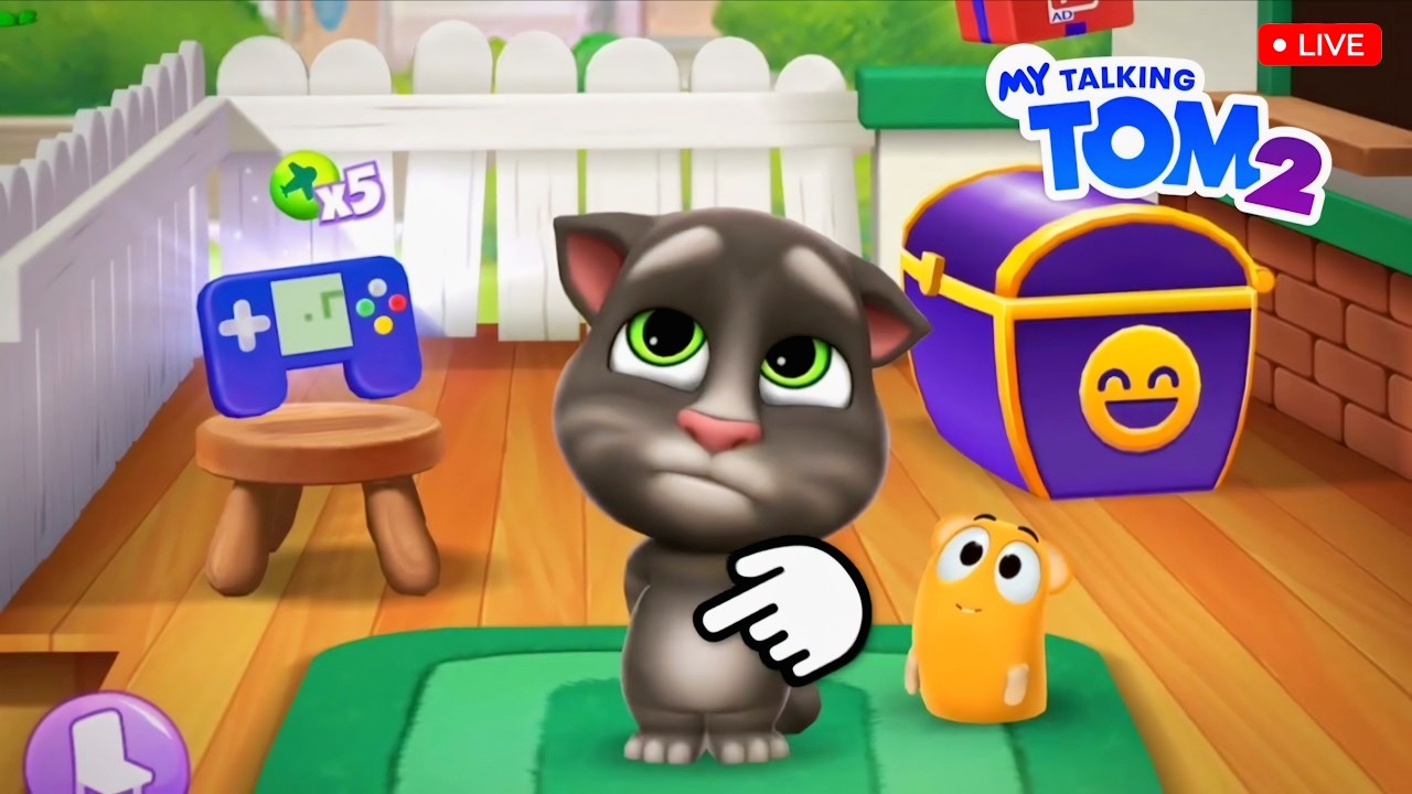 my talking tom 2 🤯😳 RavanGamer is live🥶