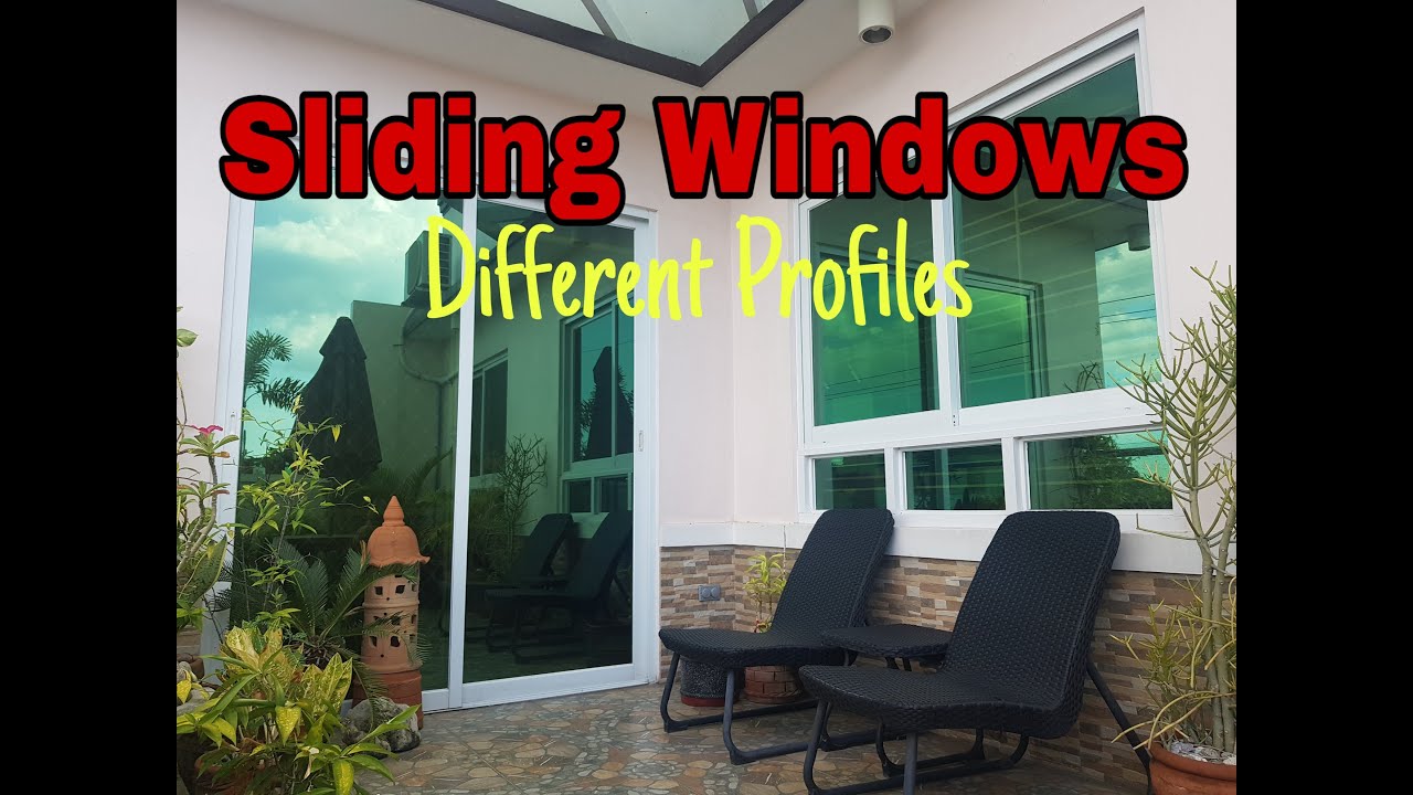 SLIDING WINDOW TYPES traditional, 798, 868, 900 series profiles