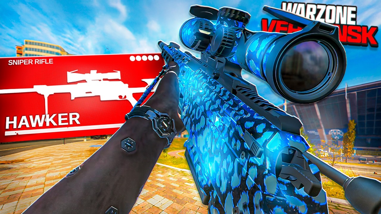 the BEST HAWKER SNIPER CLASS to USE in WARZONE! (BEST SNIPER LOADOUT)
