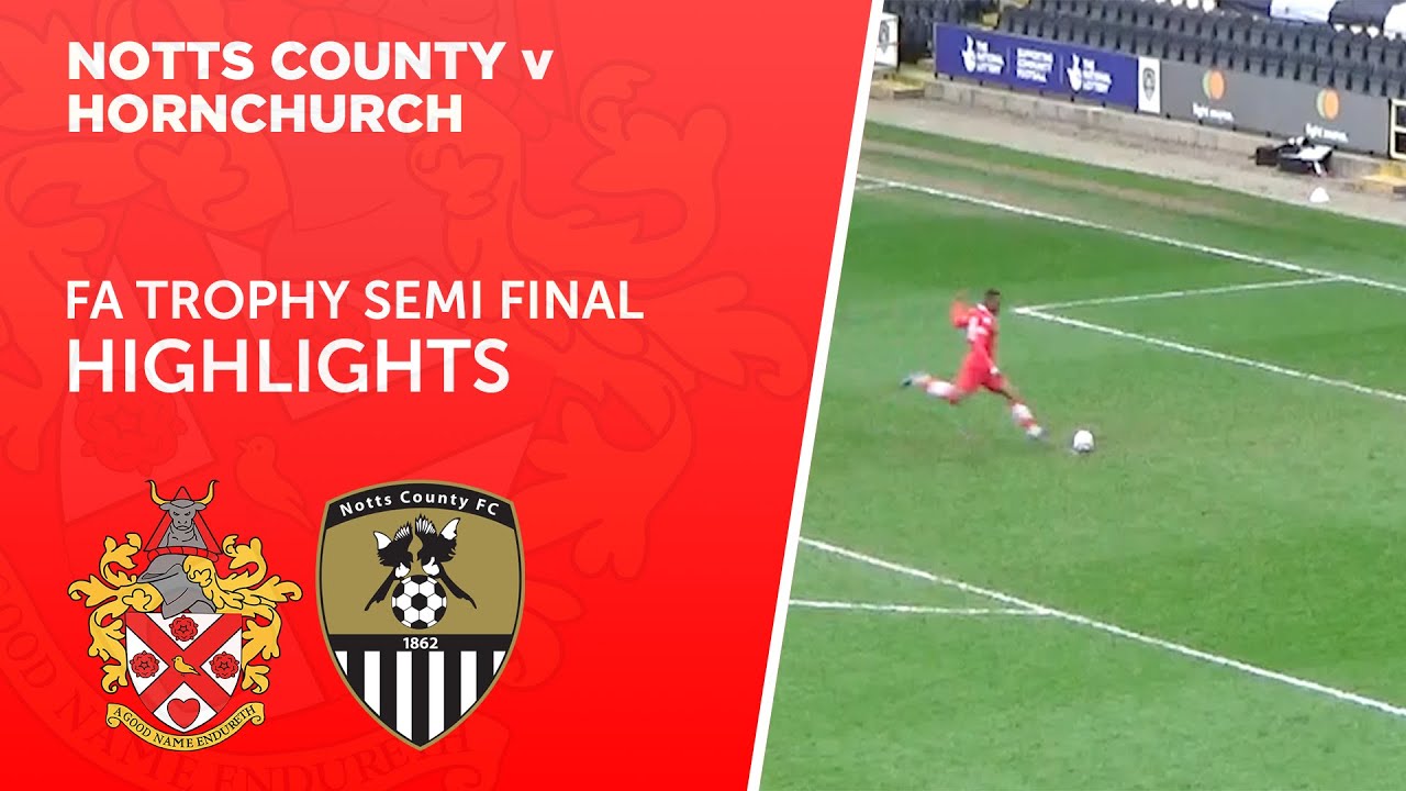 URCHINS ARE ON THEIR WAY TO WEMBLEY! | Notts County v Hornchurch | FA Trophy Semi Final