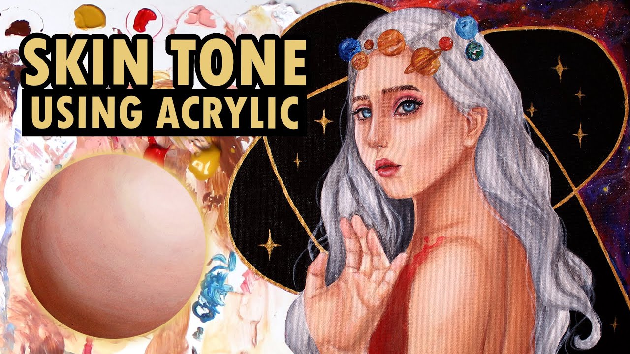 How to Paint Light Skintone Using Acrylic Tutorial | Tagalog Philippines