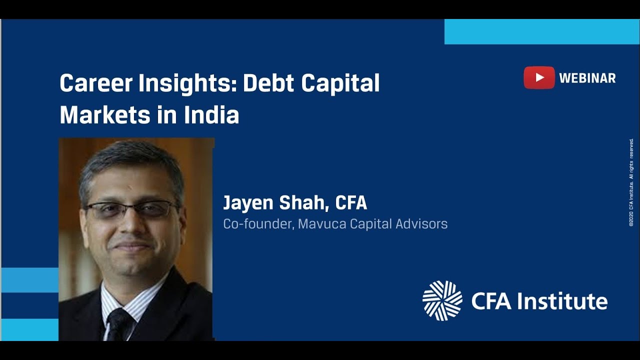 Career Insights | Debt Capital Markets in India | Jayen Shah, CFA