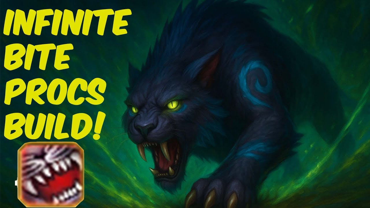 THIS BUILD GIVES INFINITE BITE PROCS!  ft @solitarypop2225  Feral druid pvp the war within 11.1.5