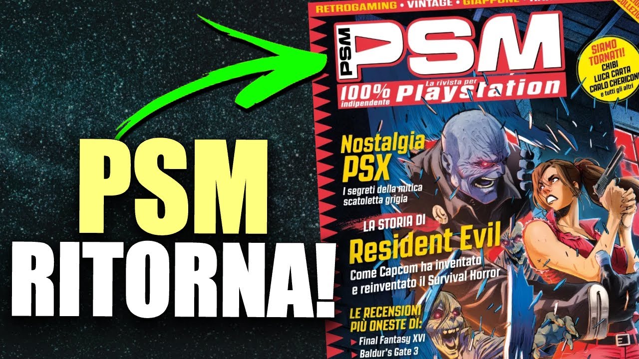 PSM RITORNA: la rivista CARTACEA sui videogiochi!!!