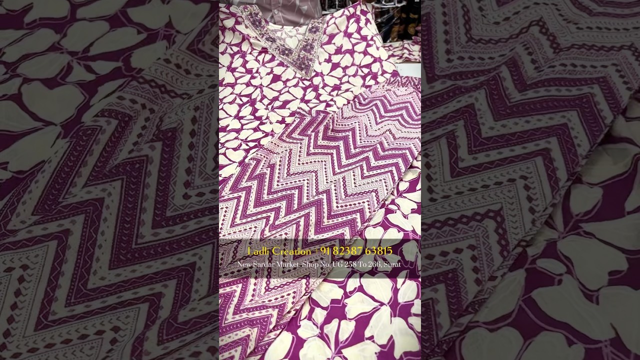 Latest Jaipuri 3 Piece Cotton Sets | Cotton Kurti Set In Wholesale | Biggest 3 Piece Kurti Wholesale