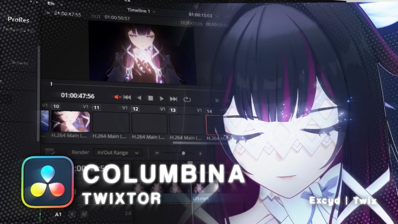 Columbina V2 Twixtor [GENSHIN IMPACT]