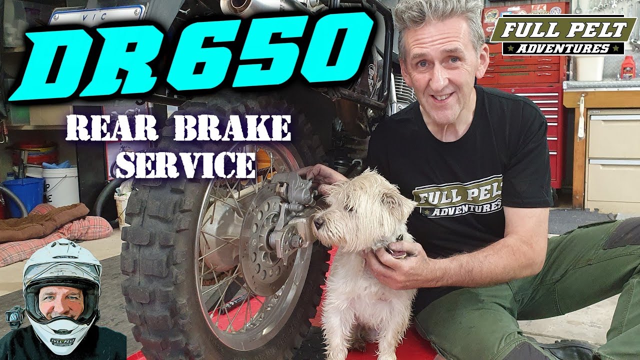 DR650 Rear Brake Service