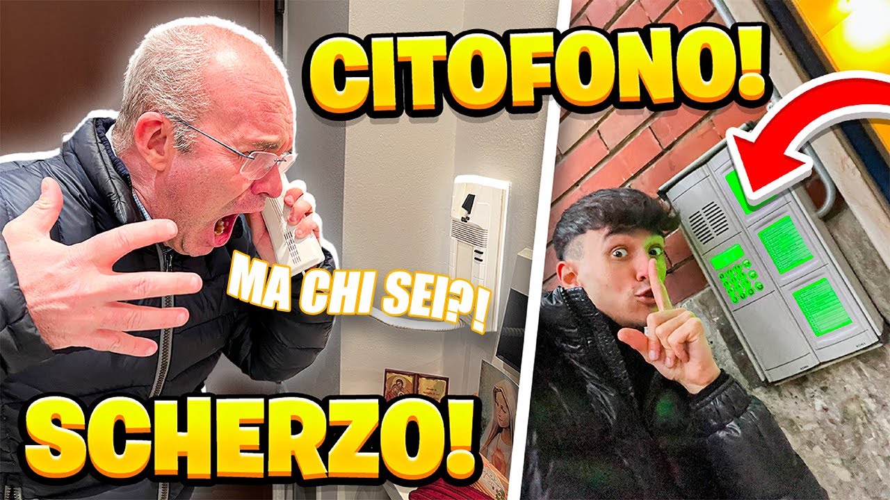SCHERZO del CITOFONO CHE CONTINUA a SUONARE a MIO PAPÀ! *TROPPO DIVERTENTE*