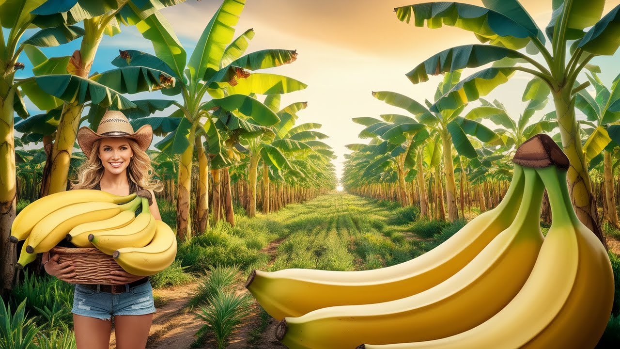 How Millions of Banana are Grown and Harvested
