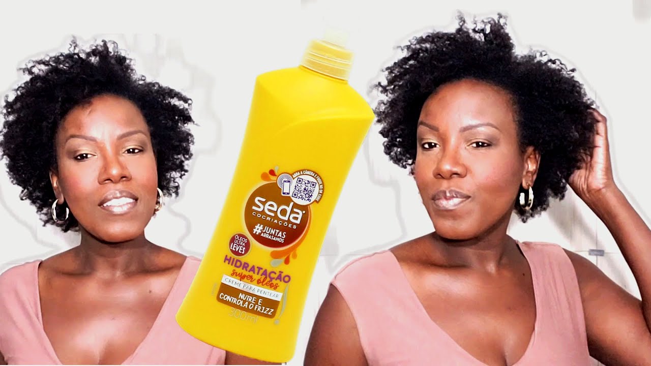 CREME DE PENTEAR SEDA HIDRATA&Ccedil;&Atilde;O SUPER &Oacute;LEOS  - Finaliza&ccedil;&atilde;o em Cabelo Crespo  - Resenha