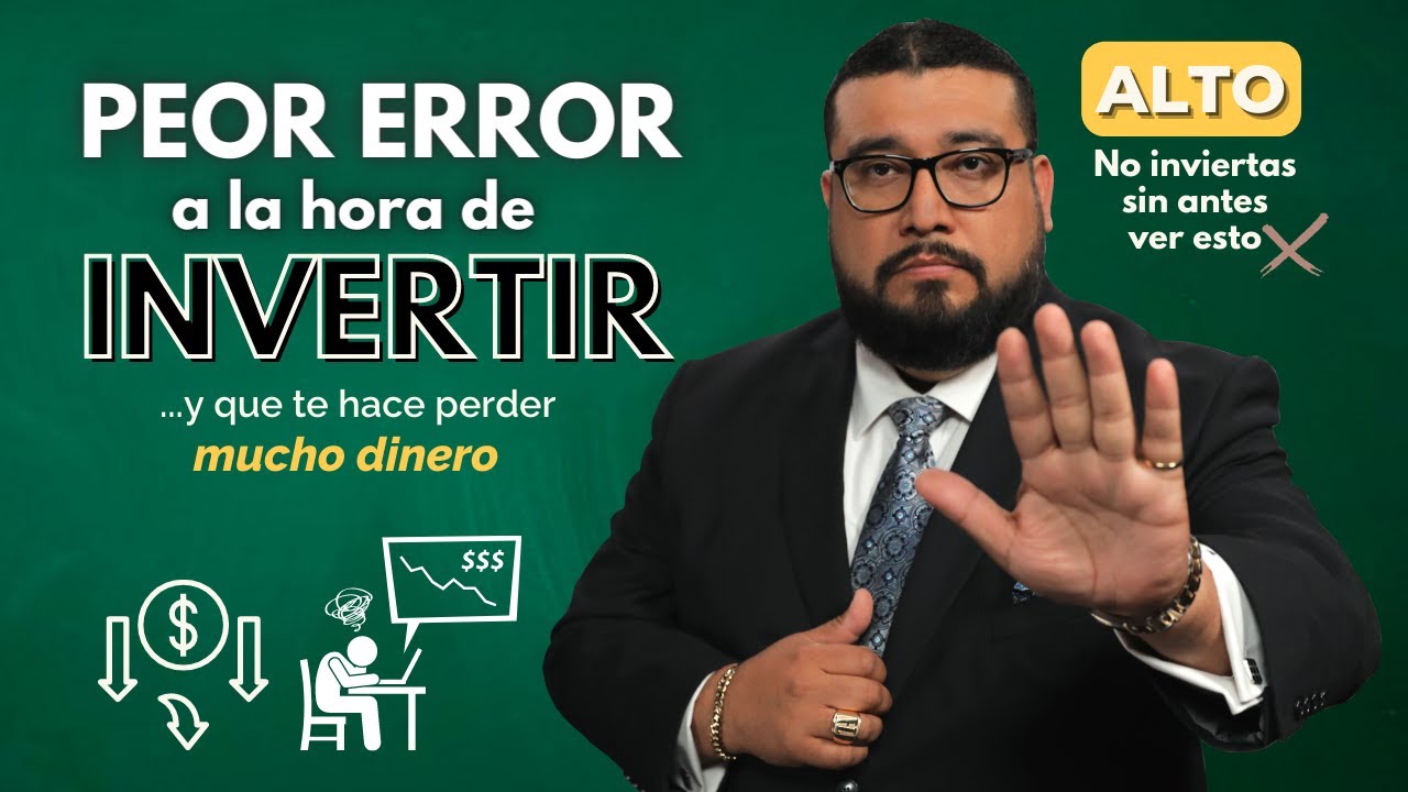El PEOR ERROR A LA HORA DE INVERTIR | Esto te hace perder MUCHO DINERO