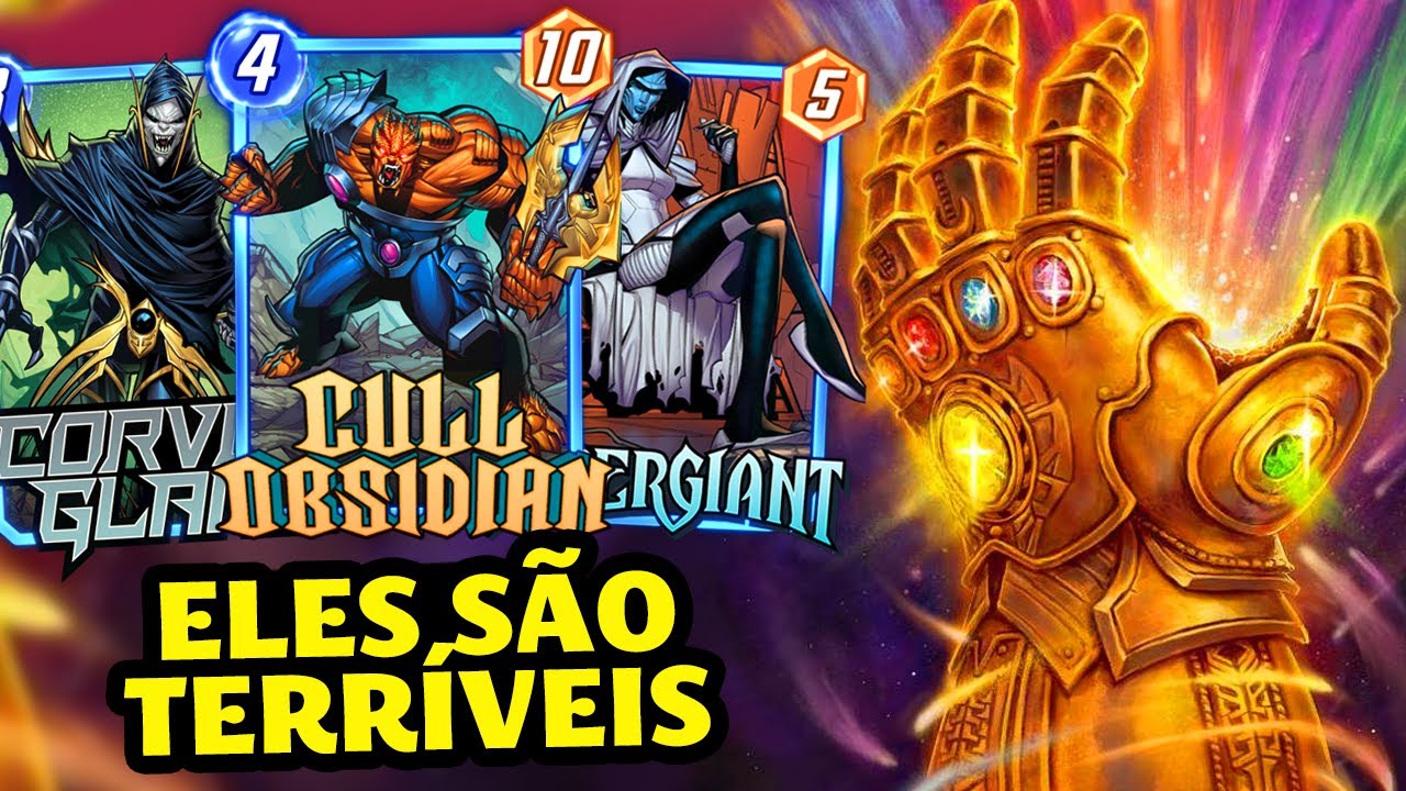 NÃO QUEIRA ENFRENTAR OS FILHOS DO THANOS [Deck Temático da Ordem Negra] |Marvel Snap|