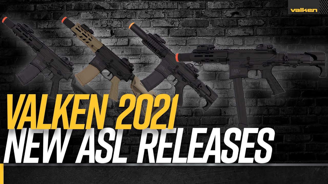 New Valken 2021 ASL Airsoft AEGs