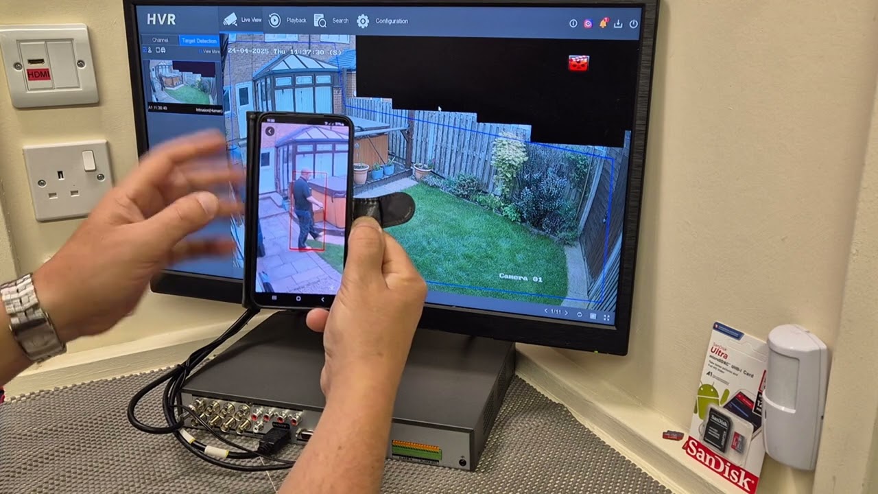 Новый Hikvision Turbo HD Pro XT HVR + Обнаружение вторжений / Защита периметра (Часть 2)