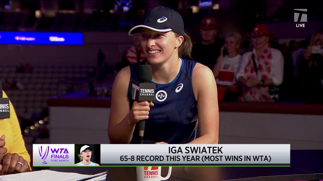 Iga Swiatek: 2022 WTA Finals Round Robin Win Interview