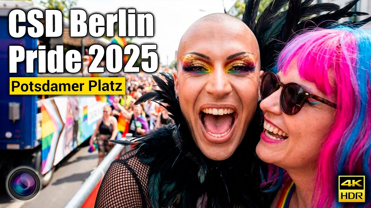 CSD Berlin Pride 2025 🌈  Following DJ Trucks from behind!