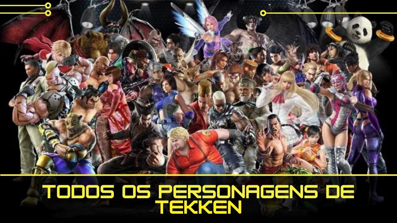 Todos os Personagens de Tekken 1994-2024 - All Tekken Characters Ever TK1-TK8