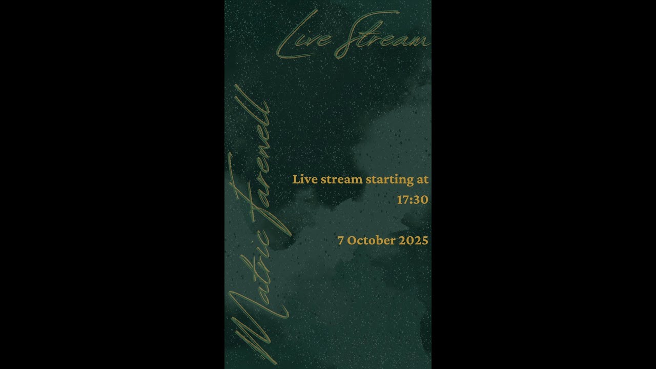 Tygerberg High School MATRIC FAREWELL ENTRANCE  Tue 7 Oct @ 17h30