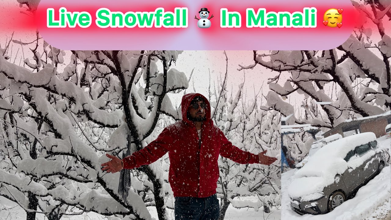 Manali live snow full enjoy video #manali #manalitrip #reality #travel #viral #manalidiaries #snow