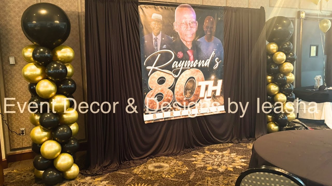 Watch Me As I Prepare and Decorate For An Elegant 80th Birthday Party Celebration | Event Decorating