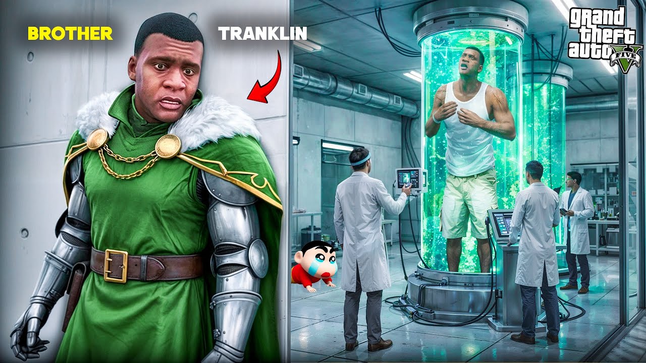 Franklin & Shinchan RESCUED Tranklin 😱🔥 | GTA 5 Malayalam