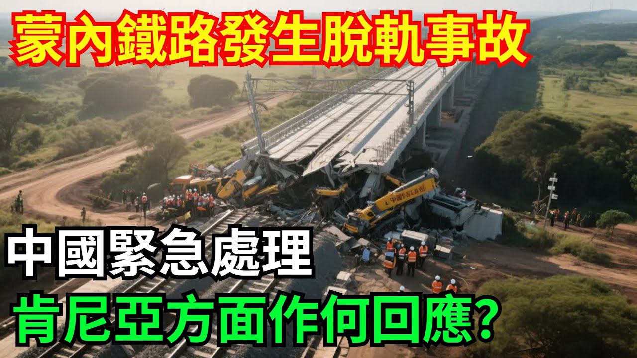 蒙內鐵路發生脫軌事故！中國緊急處理，肯尼亞方面作何回應？【八哥說世界】#科普  #超級工程 #建造#中國基建